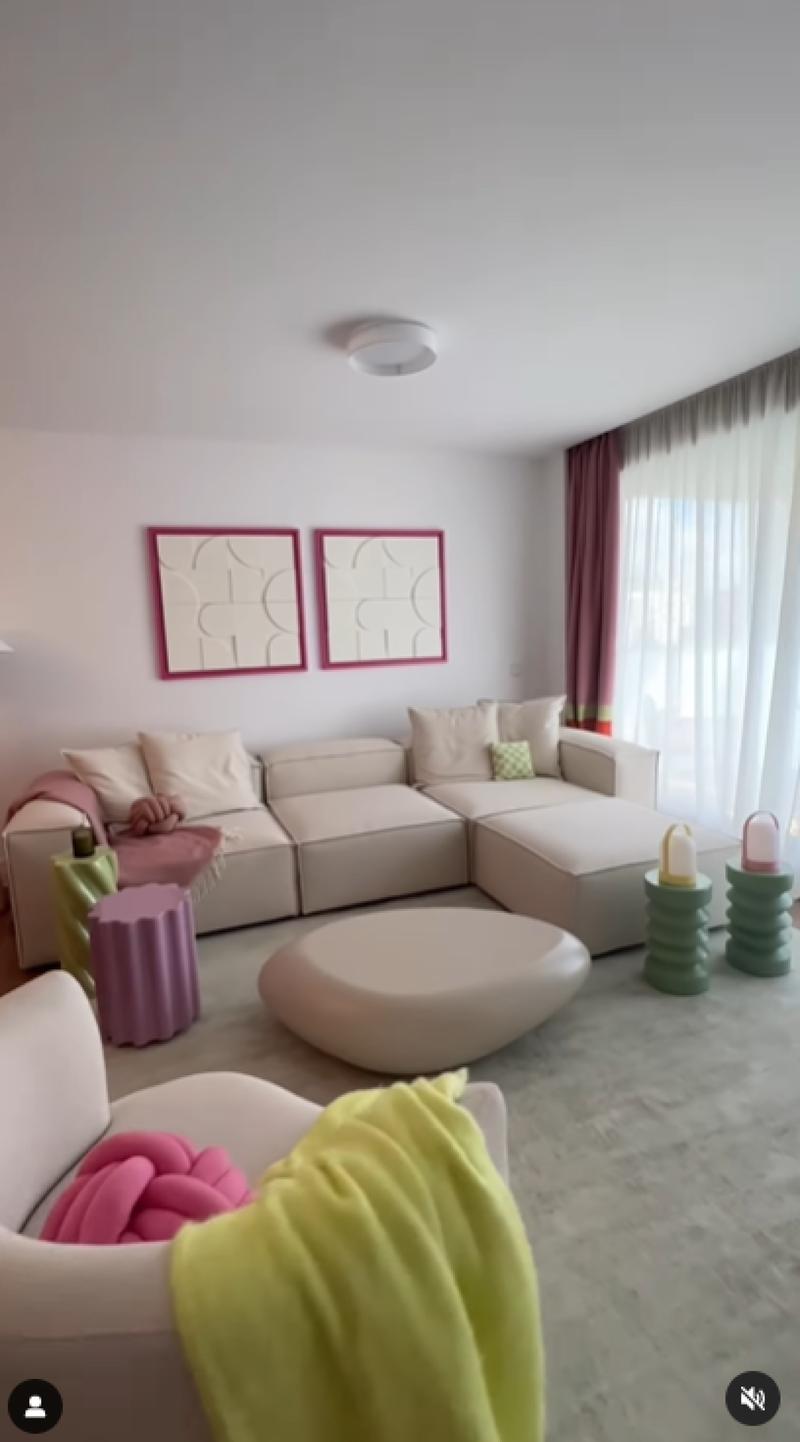 La sala d'estar de Laura Escanes | Instagram