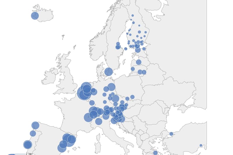 Les ciutats amb més consum de cocaïna a Europa | Observatori Europeu de Drogues i Toxicomanies 