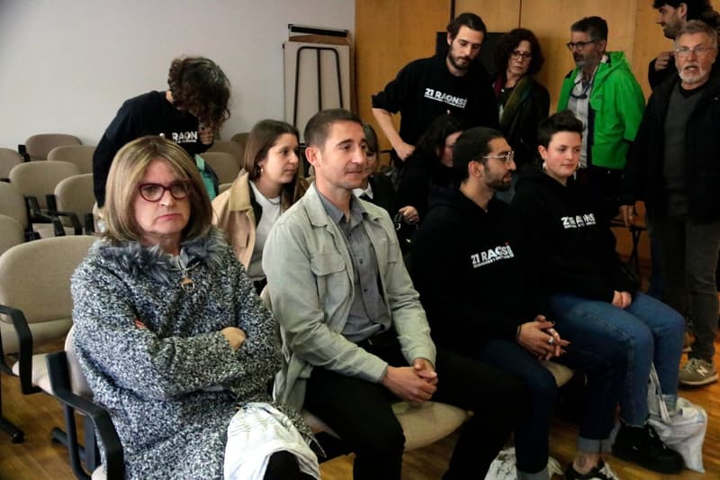 Els encausats pel tall de l'AVE a Girona, als jutjats