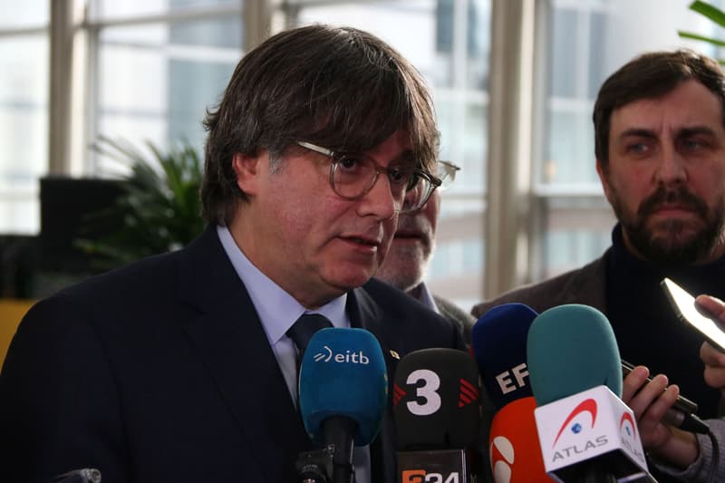 Carles Puigdemont y Toni Comín, eurodiputados de Junts