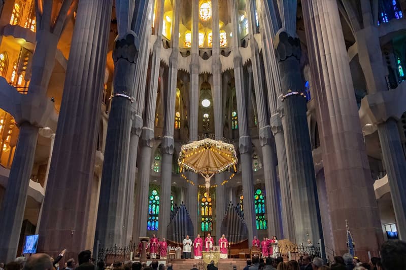 Misa en la Sagrada Família