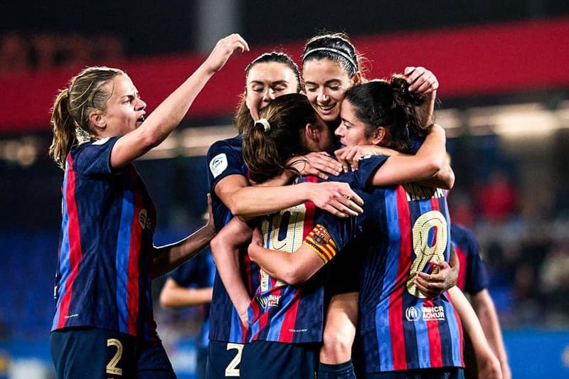El Barça femení contra l'Atlético de Madrid