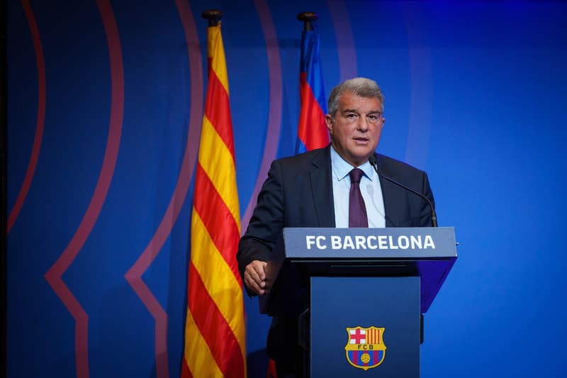 El president del Barça, Joan Laporta