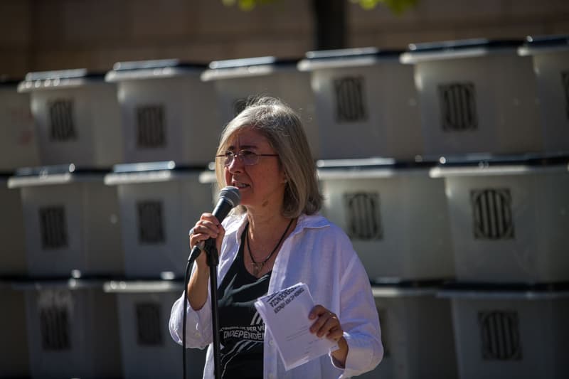 Dolors Feliu, presidenta del Assemblea Nacional Catalana (ANC)