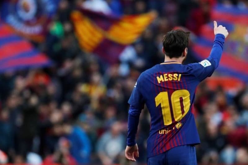 Leo Messi en el Camp Nou