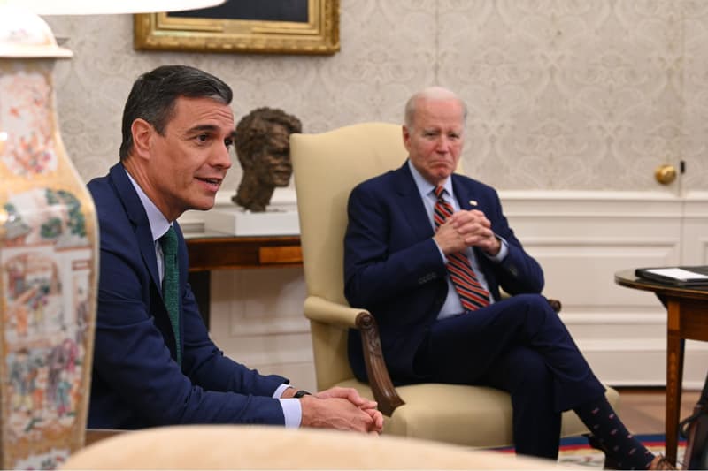 Reunión entre Pedro Sánchez y Joe Biden en la Casa Blanca