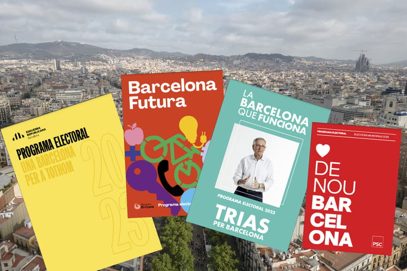 Els diferents programes electorals a Barcelona