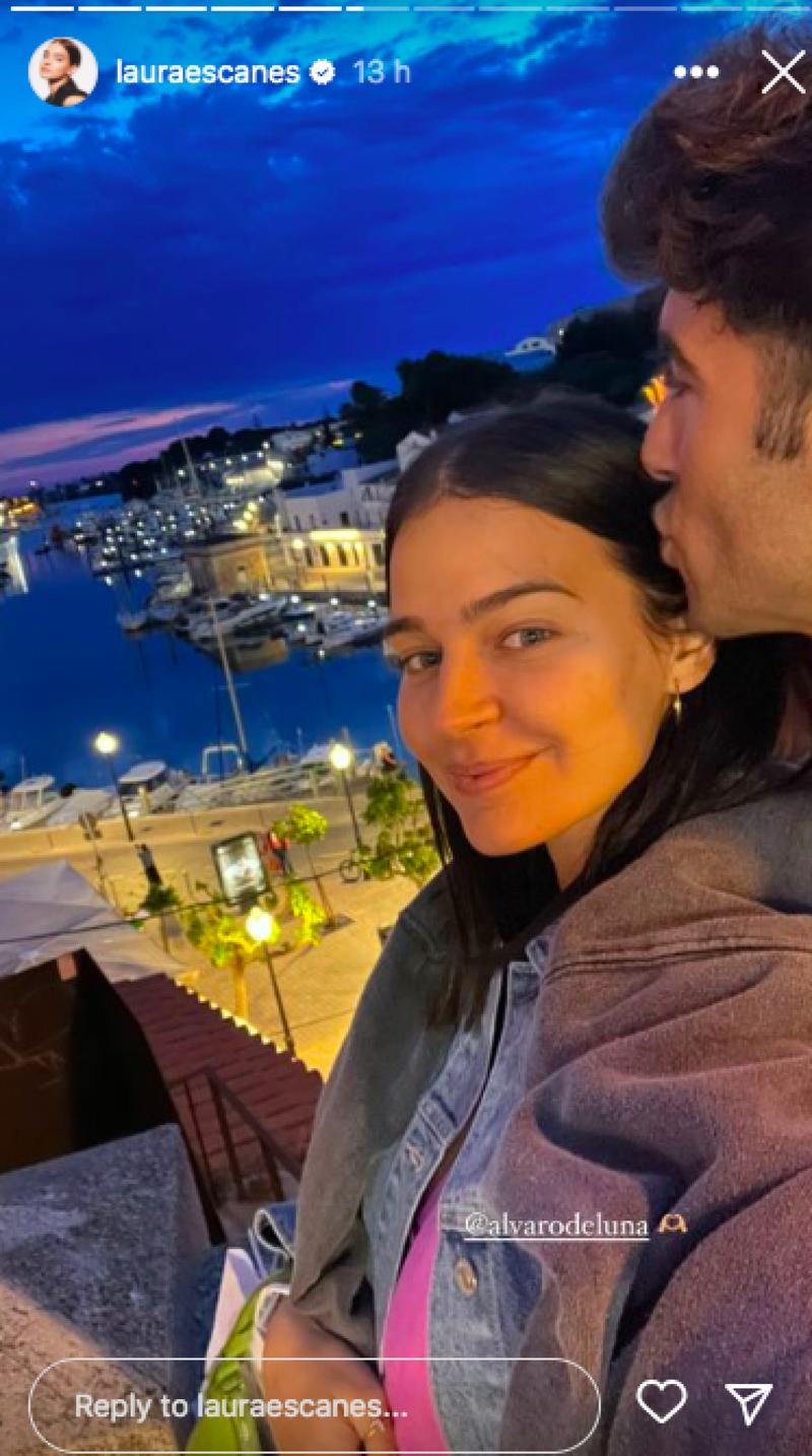 Laura Escanes amb la parella a Menorca | Instagram