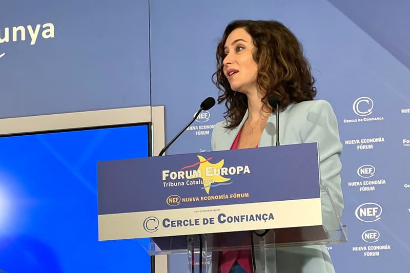 La presidenta madrilenya Isabel Díaz Ayuso