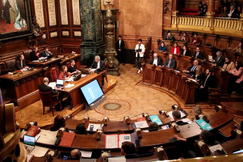 El ple de l'Ajuntament de Barcelona | ACN