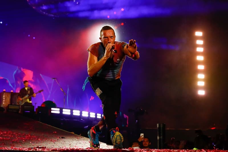 Coldplay durant el seu concert del 3 d'abril a Ciutat de Mèxic
