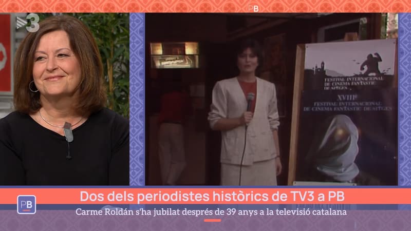 La primera aparició de Carme Roldán a TV3 va ser al Festival de Sitges | TV3