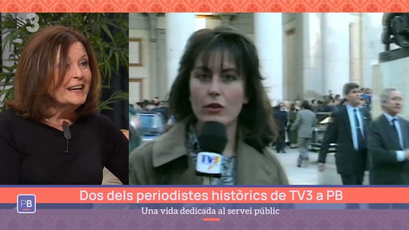 Más imágenes de Carme Roldán y Eduard Bonet en los inicios de la cadena | TV3