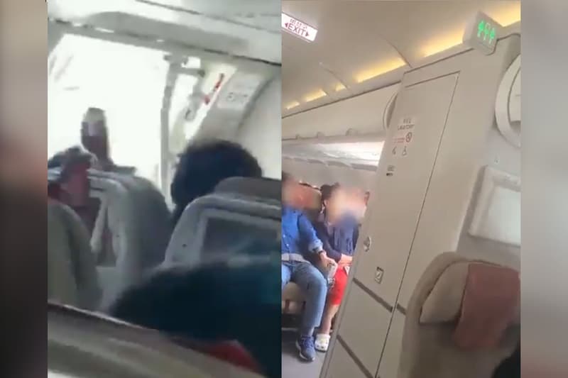 Capturas de vídeo del vuelo accidentado