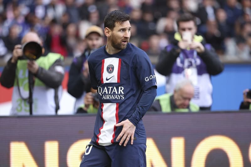 el jugador Leo Messi amb la samarreta del PSG