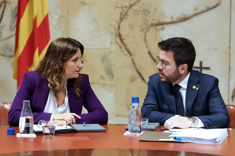 Reunió del Consell Executiu al Palau de la Generalitat