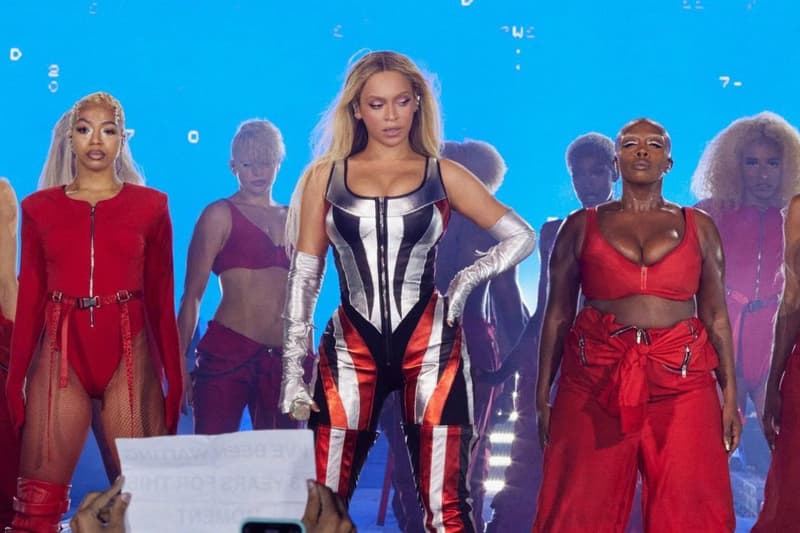 La cantant Beyoncé en el concert de Barcelona