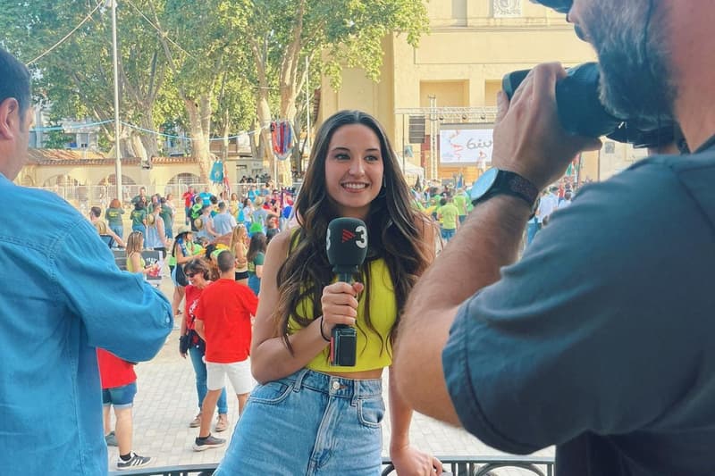 Júlia Peguera, reportera del 'Tot es mou' de TV3