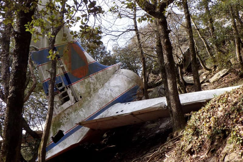 El Douglas DC-6 accidentat a Requesens | Flickr / Gutifoll