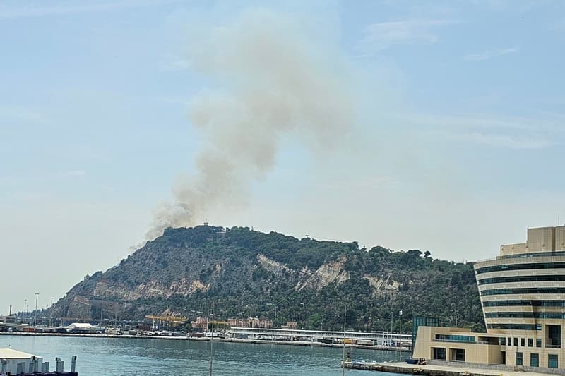 Incendi a Montjuïc 