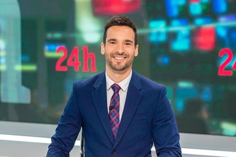 Lluís Guilera, presentador del Canal 24 horas de RTVE