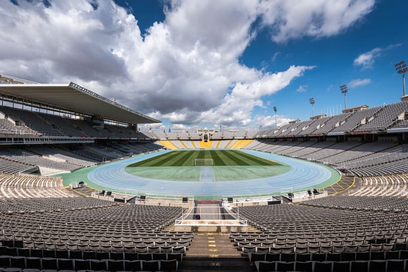 Imagen del Estadi Olímpic Lluís Companys tras la finalización de la segunda fase de las obras