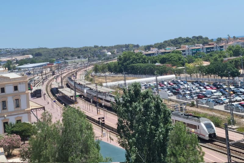 L'estació de tren de Vilanova i la Geltrú