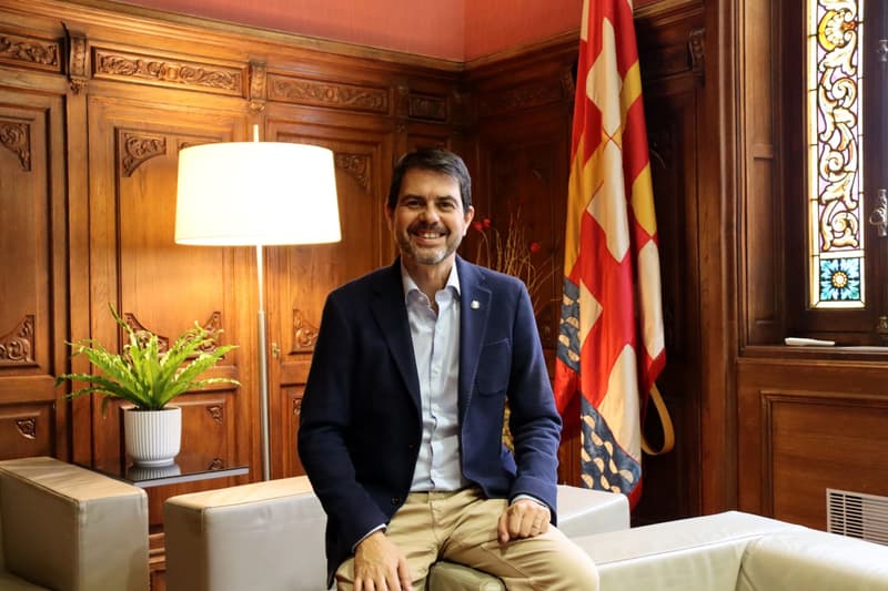 L'alcalde d'Igualada, Marc Castells