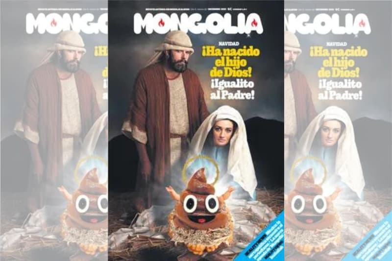La portada de la revista Mongolia denunciada por Manos Limpias