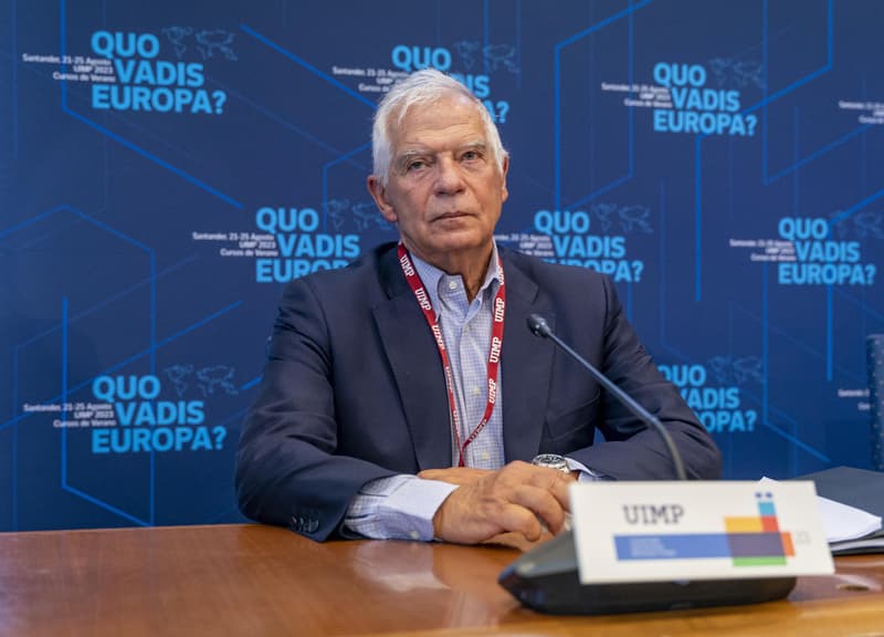 El alto representante socialista de la Unión Europea, Josep Borrell