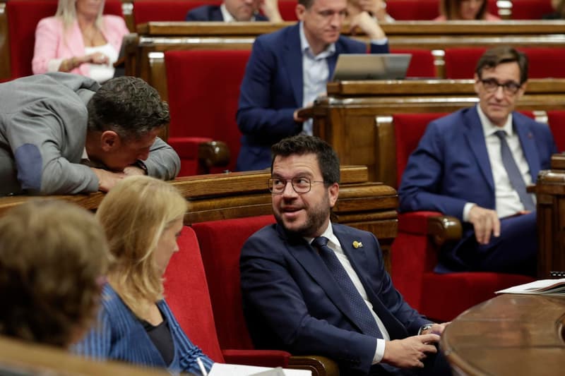 Pere Aragonès al Parlament de Catalunya