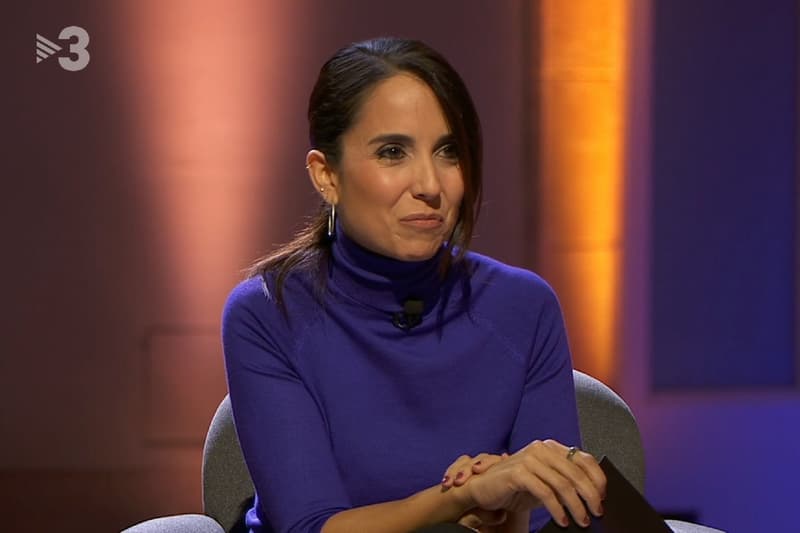 Laura Rosel, en una imatge a la televisió