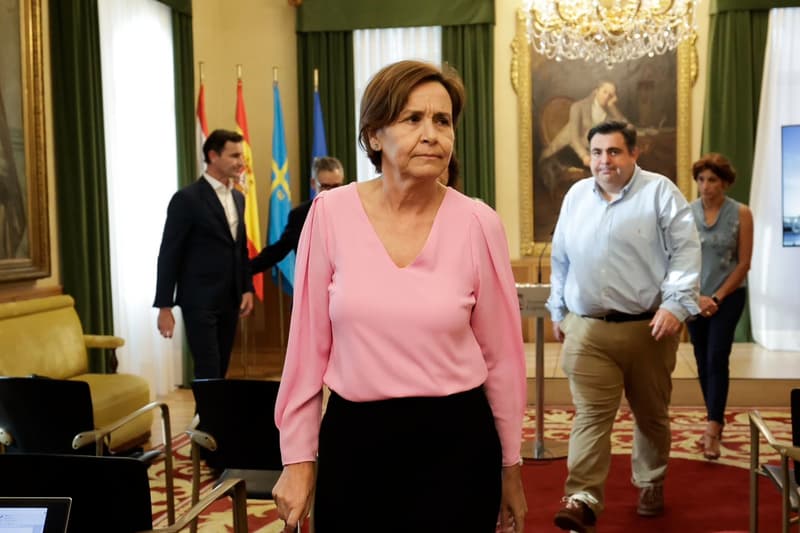 L'alcaldessa de Gijón, Carmen Moriyón