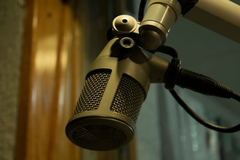 Microfon de ràdio, imatge d'arxiu.