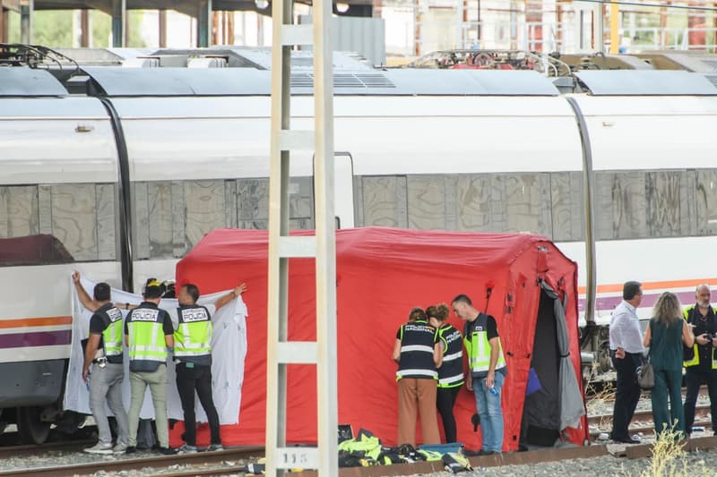 El tren on s'ha trobat el cadàver d'Álvaro Prieto