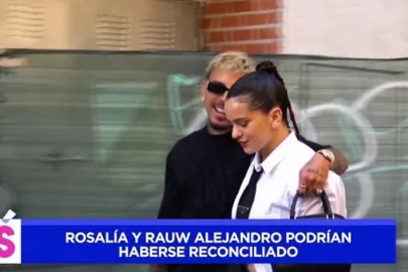 Rosalía i Rauw Alejandro, en una imatge a la televisió