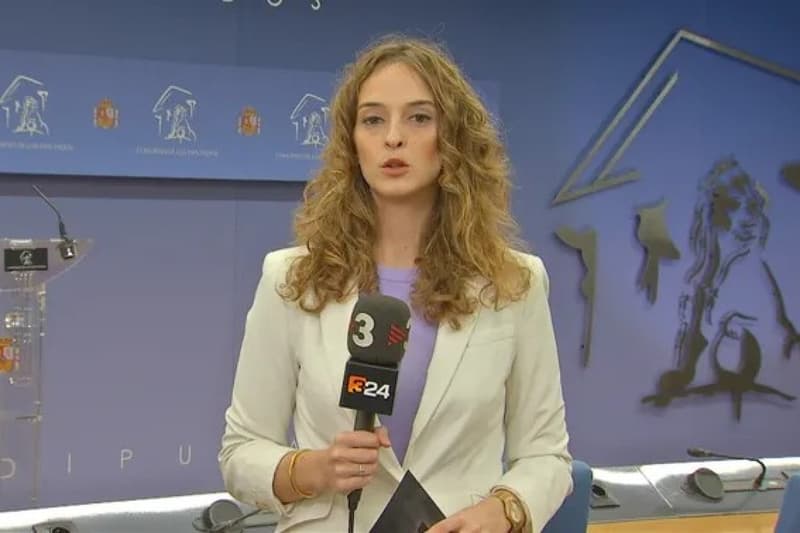 Cristina Solias, en una imatge a la televisió | TV3