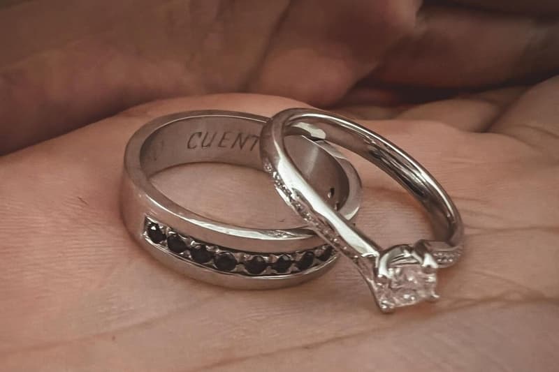 Els anells de boda d'Ana Guerra i Víctor Elías
