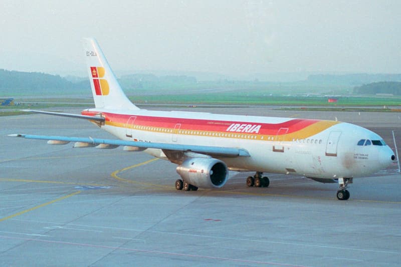 Una avió de la companyia Iberia