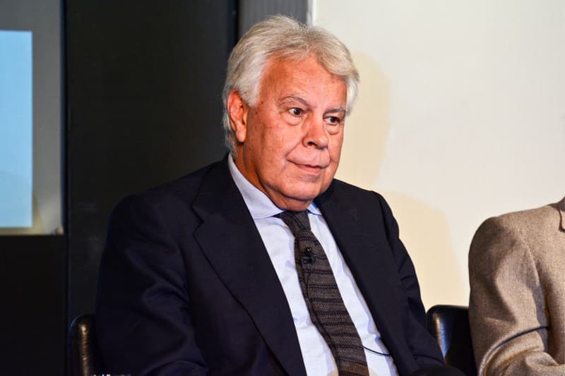 El expresidente español, Felipe González