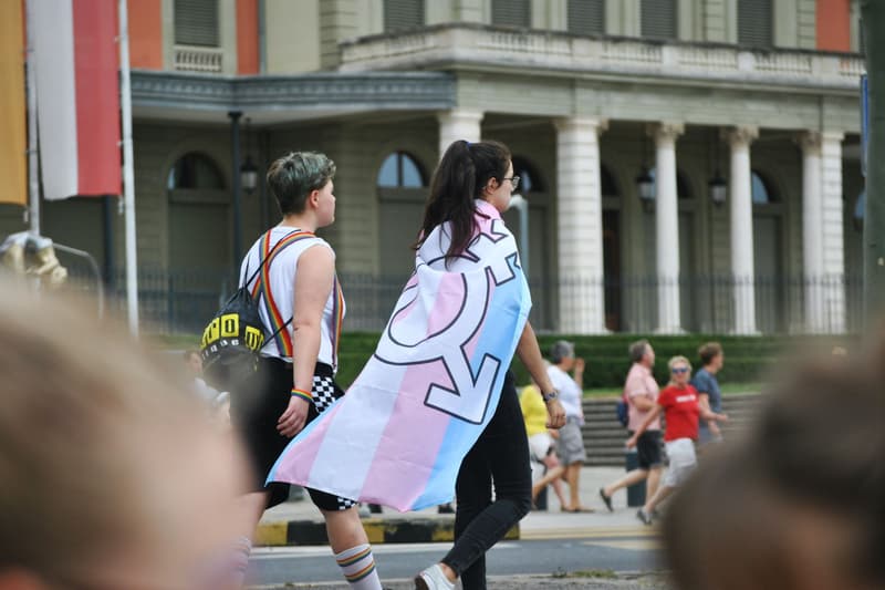 Manifestación por los derechos de las personas trans