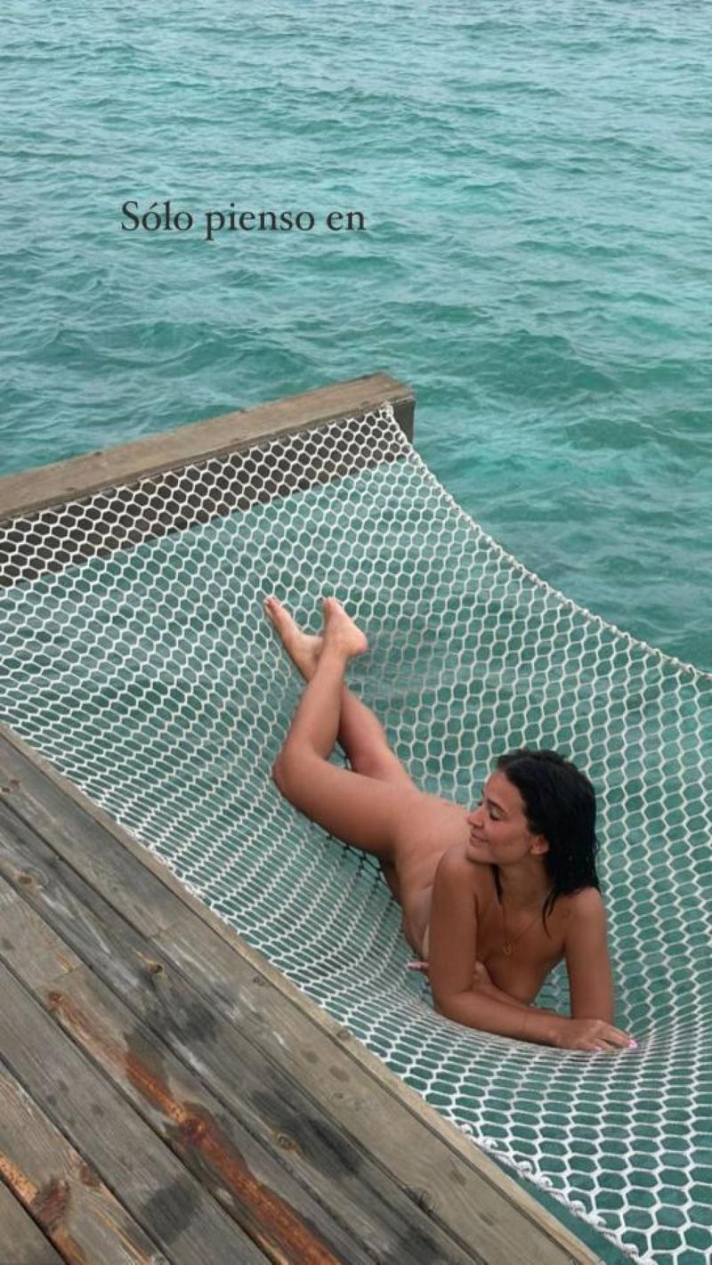 Laura Escanes, en otra foto en las Maldivas | Instagram