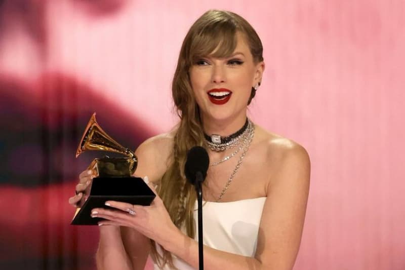 Taylor Swift durant la gala dels Grammys