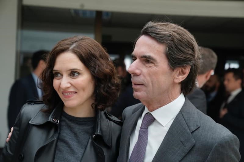 Isabel Díaz Ayuso amb José María Aznar