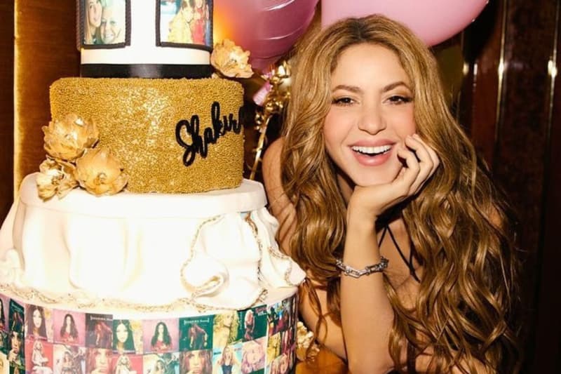 Shakira, en su fiesta de cumpleaños