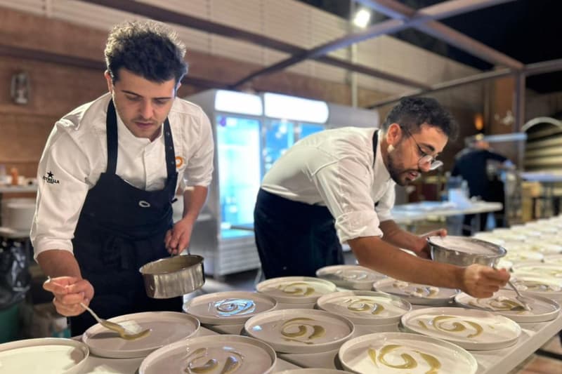Los chefs Rafel Múria y Noureddine Jalloul en el Catalan Food Festival Riyadh | Govern