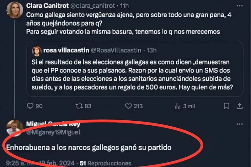 El tweet del regidor del PSOE a Leganés