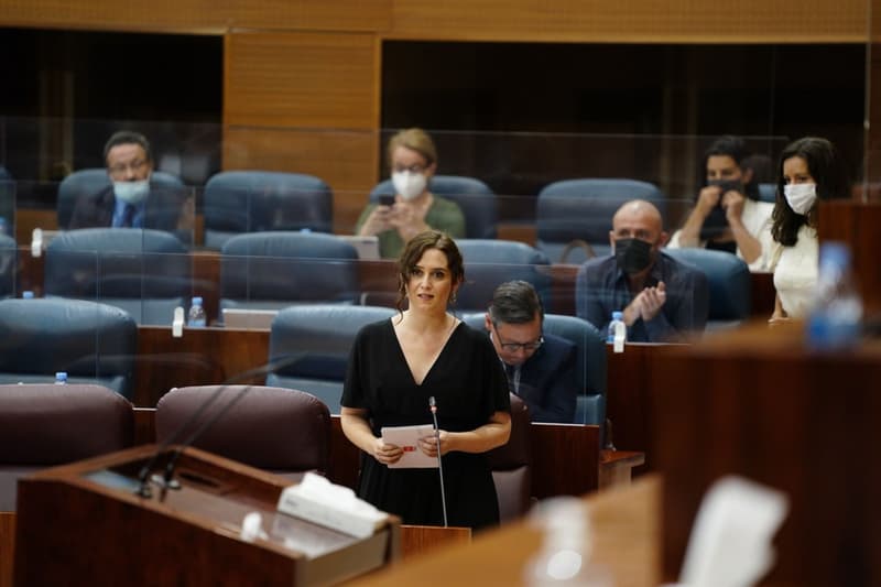 Isabel Díaz Ayuso en el Pleno
