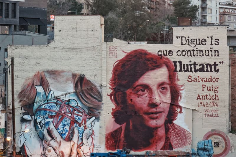 Intervenció artística al barri de Vallcarca de Barcelona