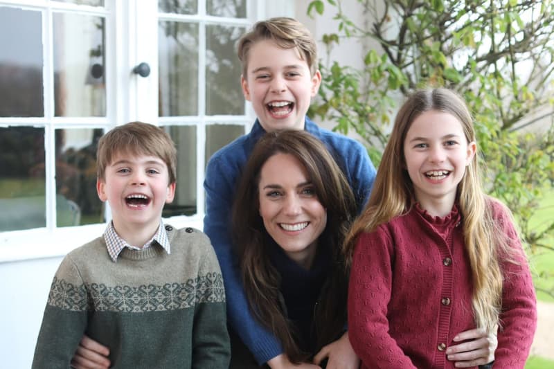 Kate Middleton amb els seus tres fills